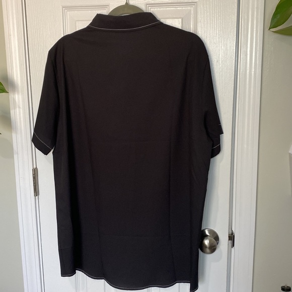 Halloween Button Down Black and Orange - Picture 4 of 5